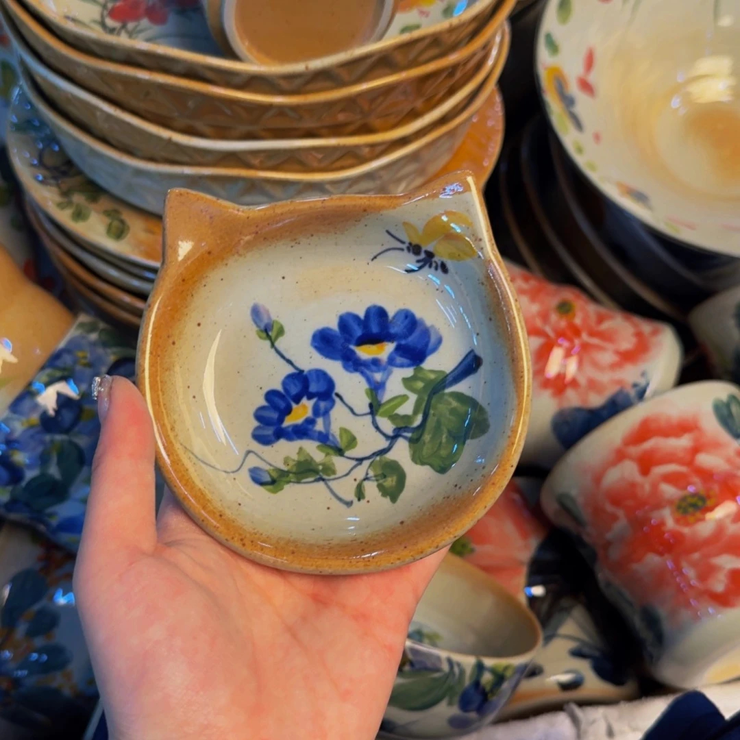 瓷片景德镇陶瓷手工手绘