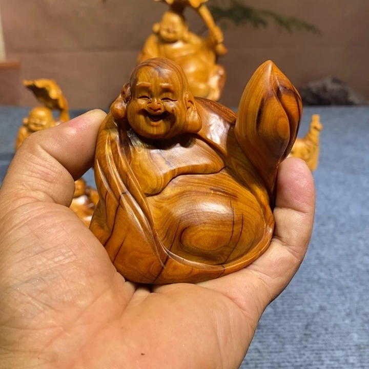柏木（崖柏）木雕工艺品摆件家居崖柏手把件