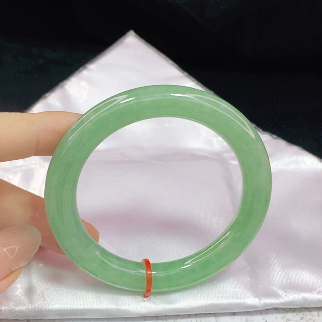 未镶嵌手镯翡翠53.3圆条