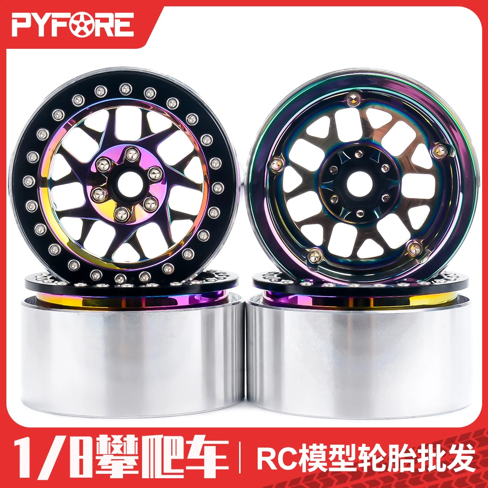 PYFORE 1/8 RC遥控越野攀爬模型车 2.2寸金属轮毂 改装配件 Y06