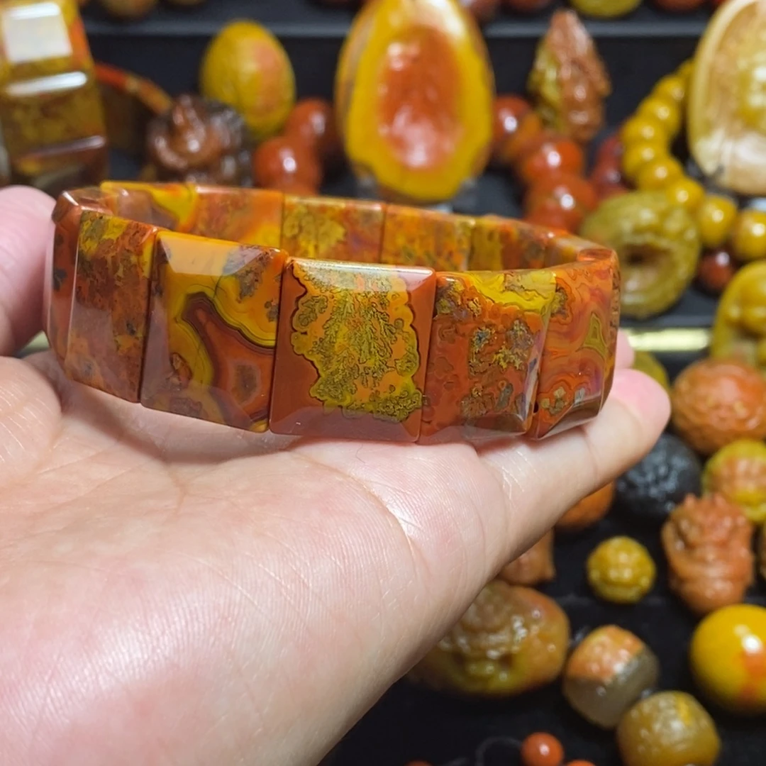 用***1玛瑙/玉髓未镶嵌战国红