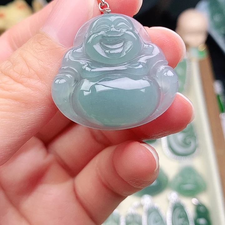 颈饰银S925镶嵌翡翠吊坠