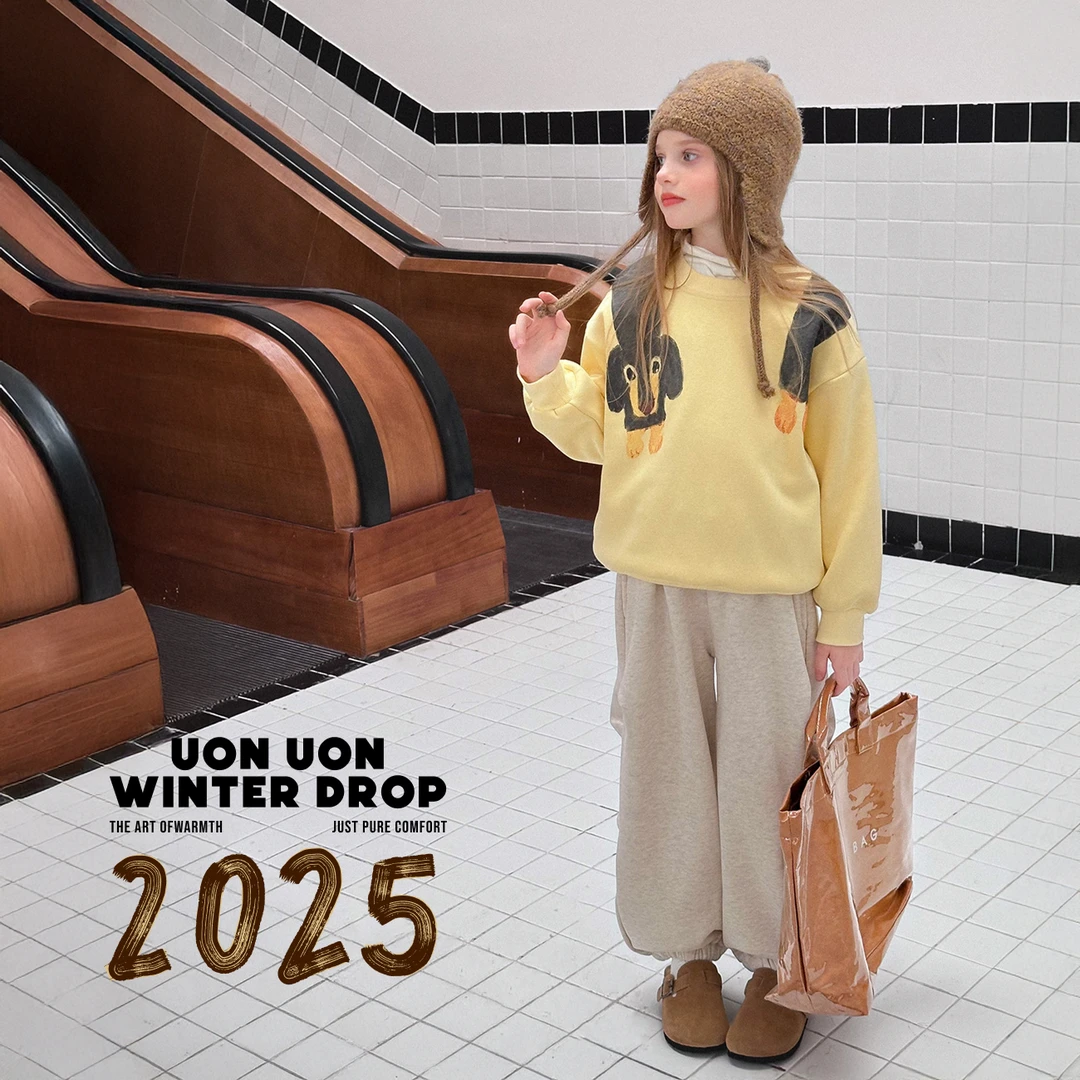 【围巾小狗-2】蓝小爸童装女童加绒卫衣冬季儿童休闲长袖上衣潮