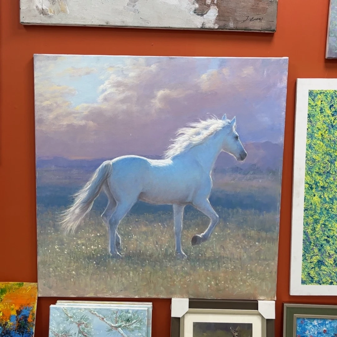 北***哥手工手绘精品油画1+1米