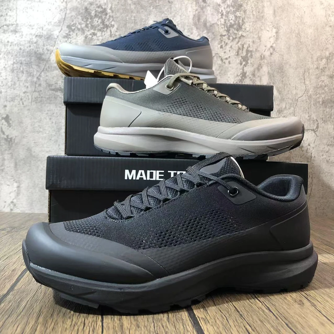 夏季男子户外低帮网孔登山鞋轻便防滑耐磨徒步运动鞋户外越野鞋