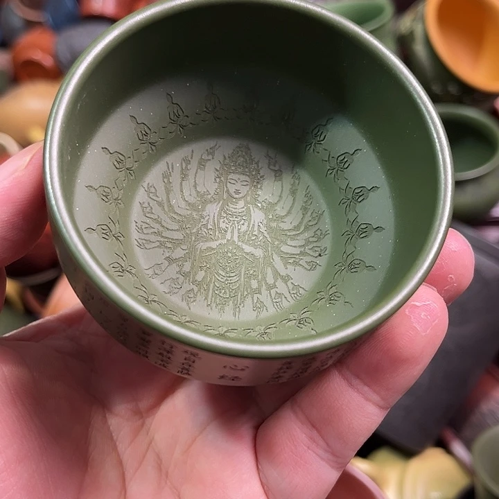 紫砂茶杯全手工紫砂主人杯