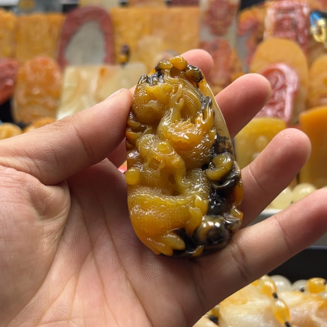 石英质玉（黄龙玉）未镶嵌多选一发货