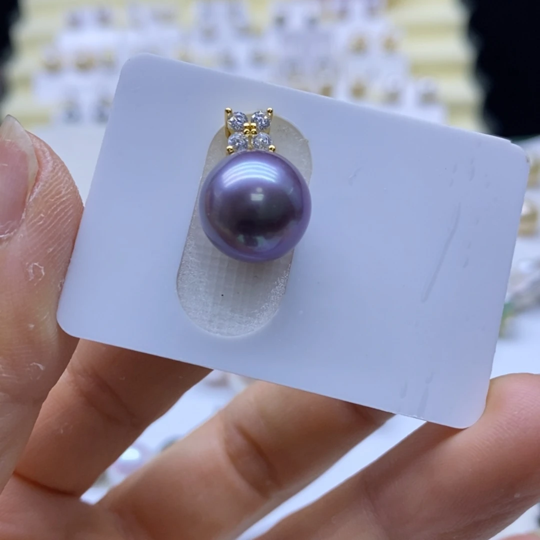 【闪购商品】淡水珍珠银S925镶嵌颈饰