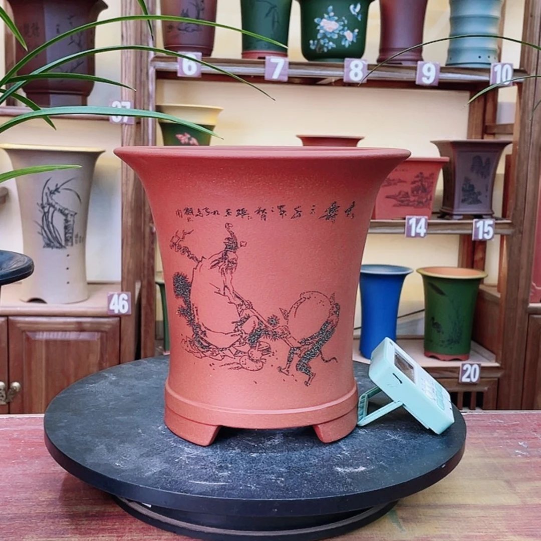 【闪购商品】紫砂花盆兰花72585255558