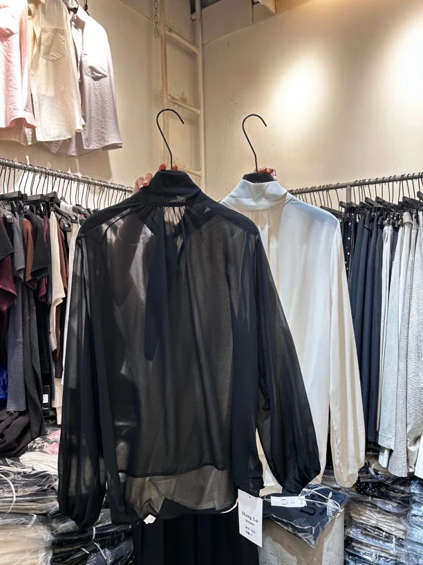 极简风夏季两穿长袖防晒高级感衬衣