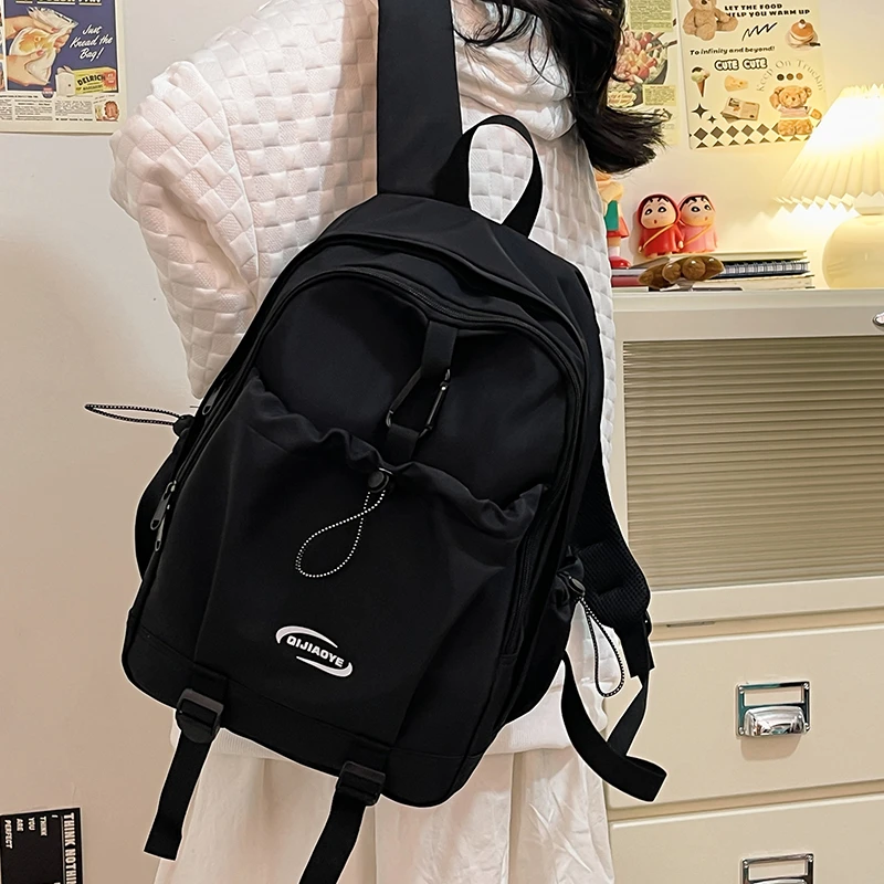 书包大学生徒步登山包新款百搭高大容量高颜值高中背包初中双肩包