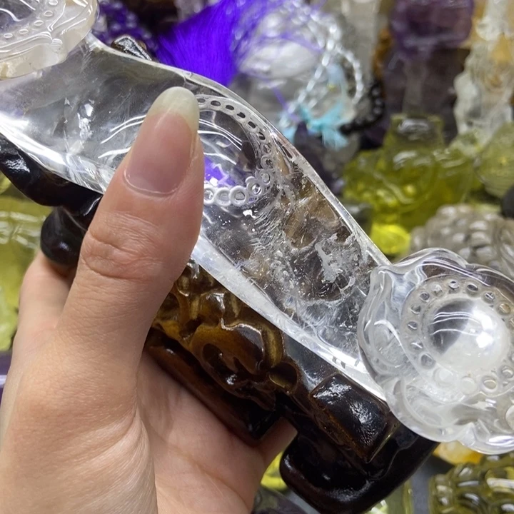 未镶嵌珠宝半成品水晶临****展摆件