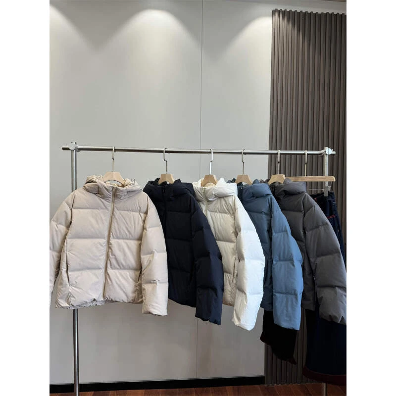 90绒   U799+女装无缝羽绒连帽面包外套/冰雪羽绒科技保暖羽绒服