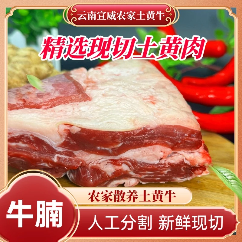 牛腩云南高原土黄牛新鲜牛肉牛肉味纯正新鲜好食材新鲜发货