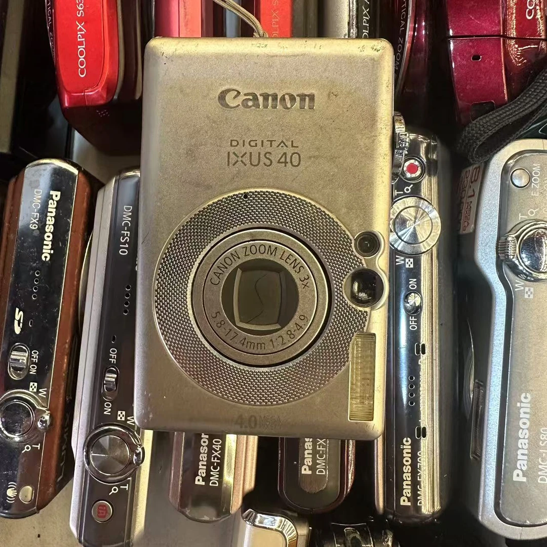 9新 Canon/佳能 佳能ixus40 600像素 3倍变焦 配件齐全