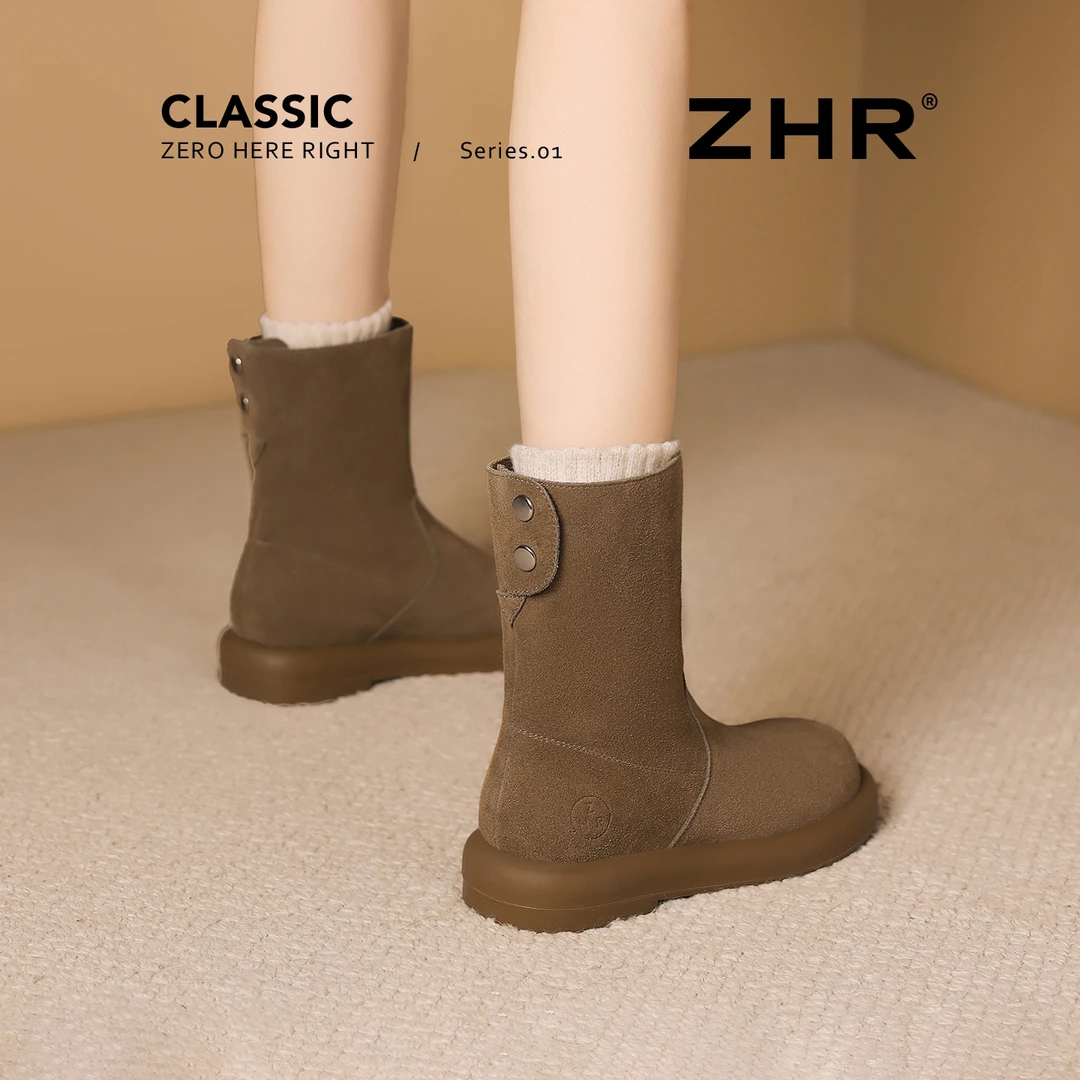 马丁靴短靴女款2025新款爆款美拉德靴子堆堆靴流光风百搭时装靴女