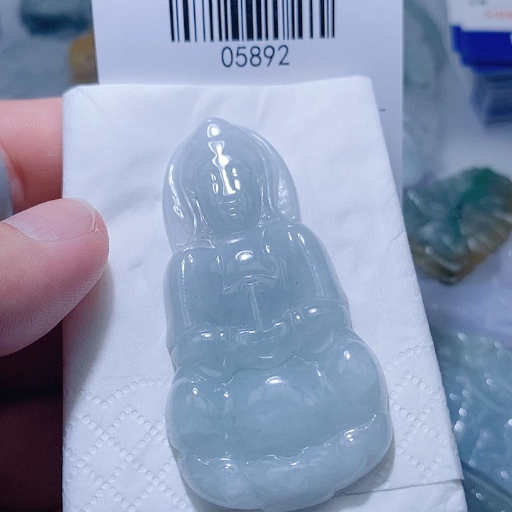 翡翠未镶嵌颈饰天光墟翡翠市场现金代购