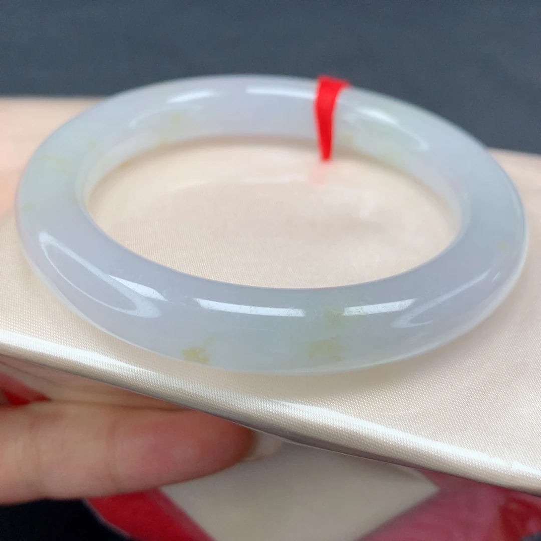 未镶嵌手镯翡翠，37号圆条