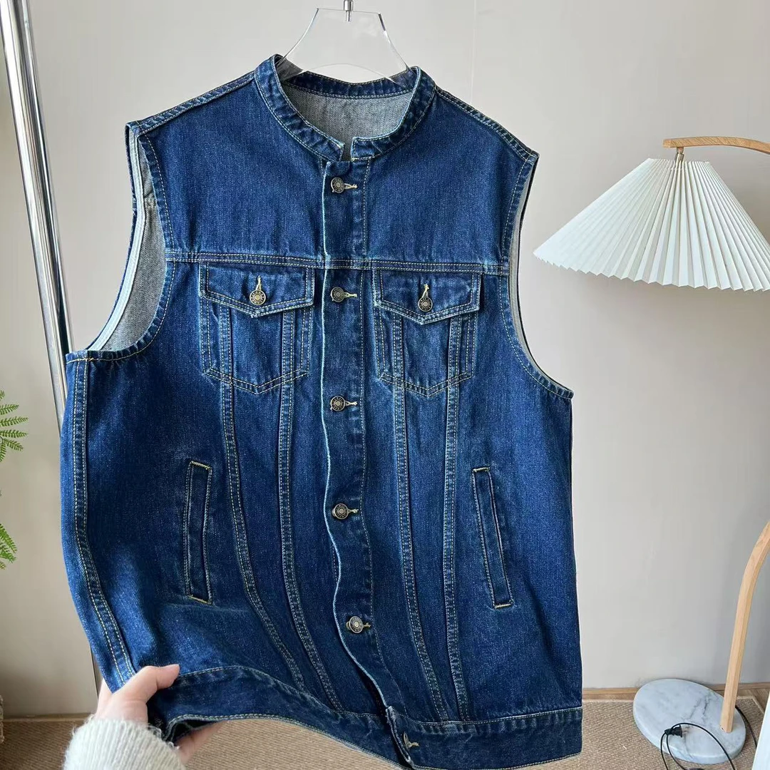 潮流春秋百搭水洗女时尚牛仔蓝色复古水洗牛仔