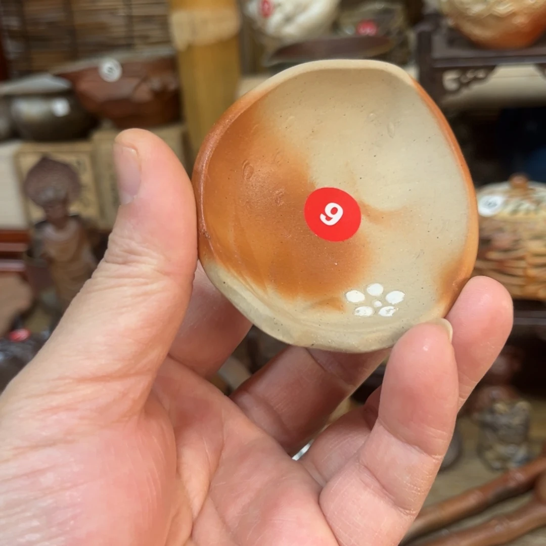 备前茶宠茶杯茶盘