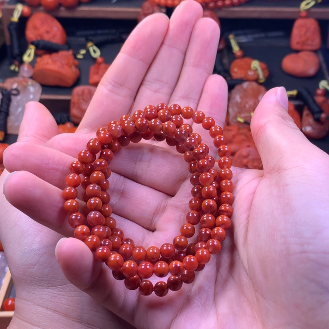 【闪购商品】南红玛瑙多圈未镶嵌