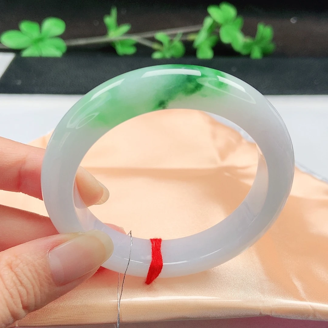 未镶嵌手镯翡翠53圈