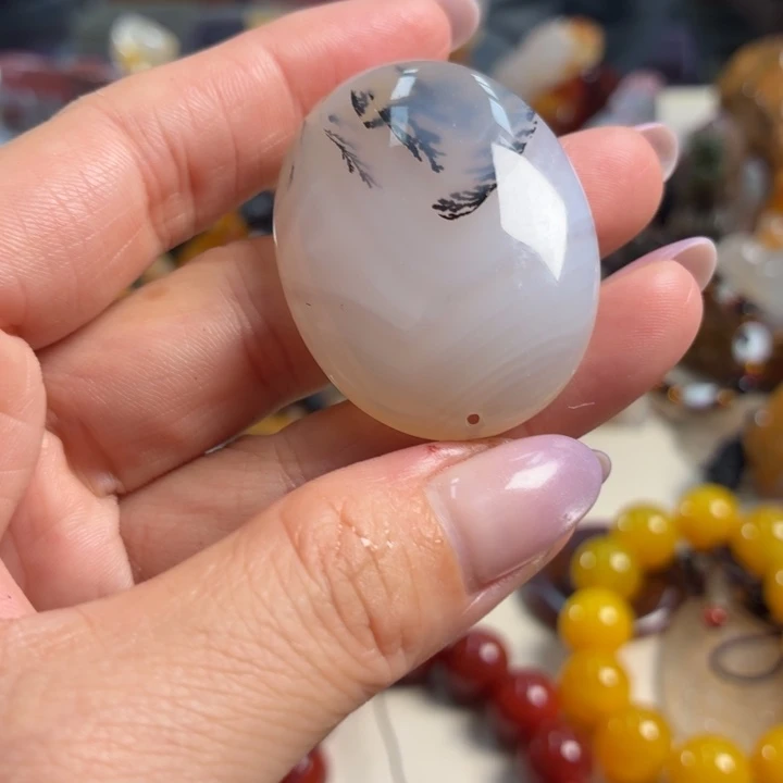 玛瑙/玉髓未镶嵌吊坠(不含链)