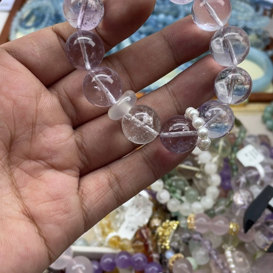 银S925镶嵌手链紫晶