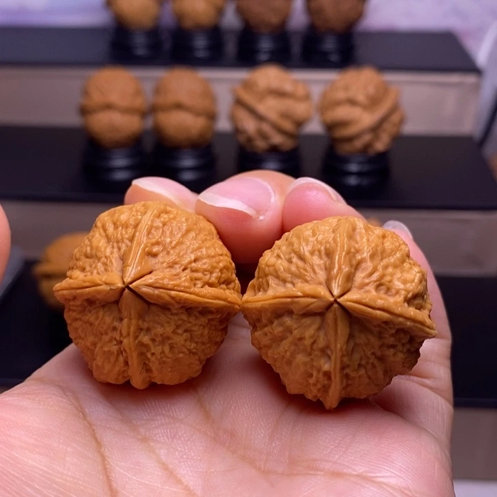 把件文玩核桃小四喜四楞8