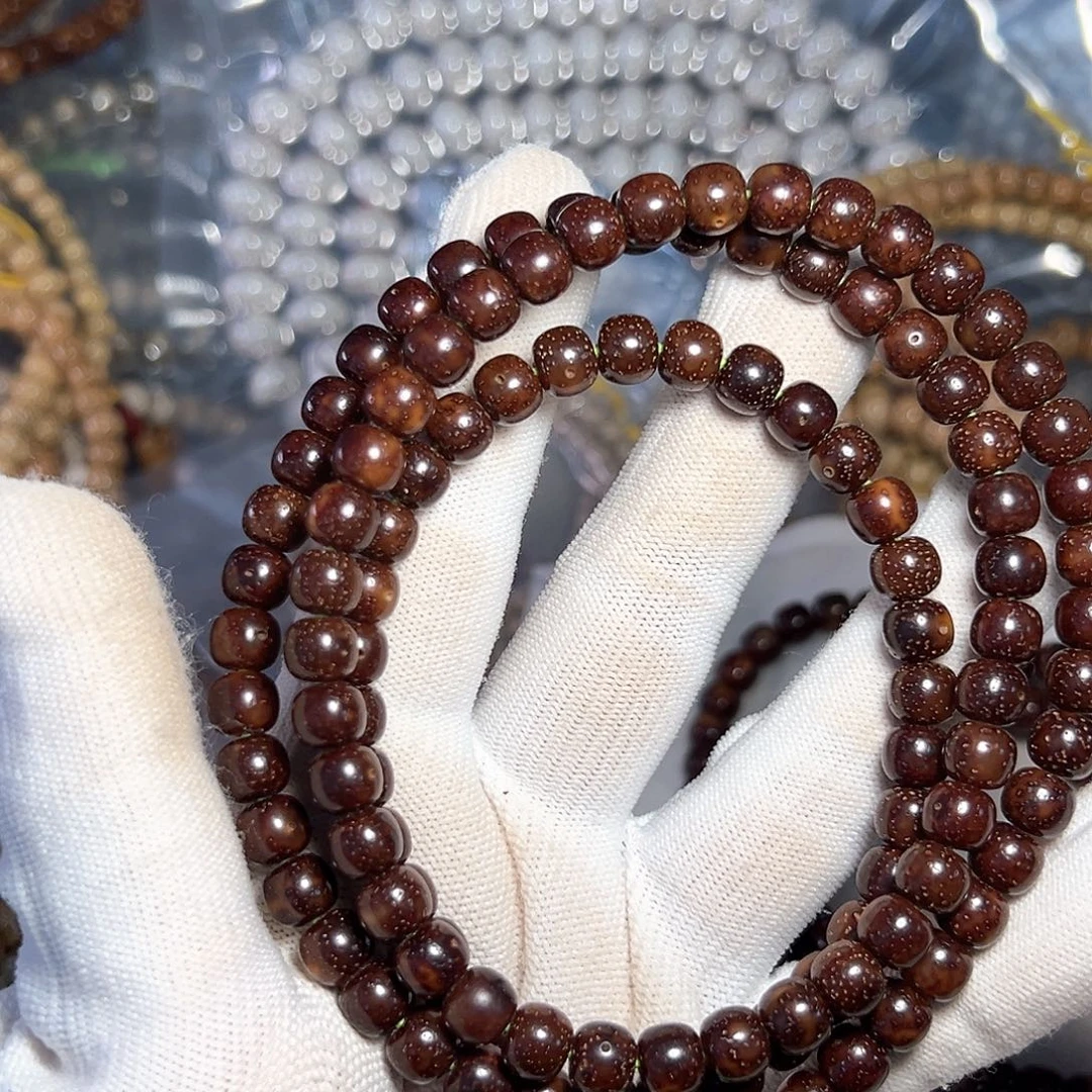 星月菩提手串小***7星月菩提原生态