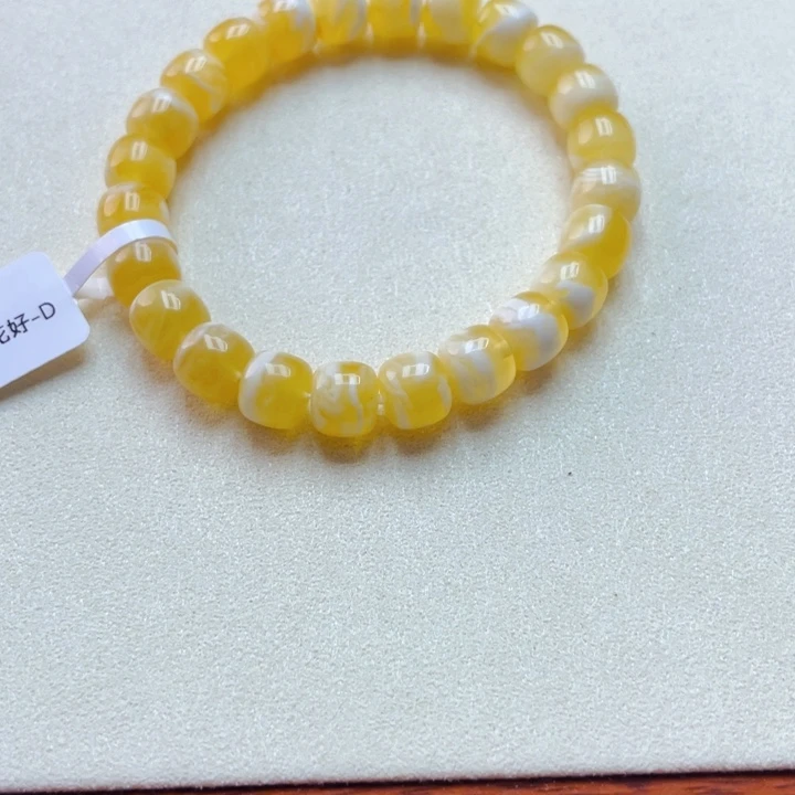 琥珀未镶嵌手链蜜蜡手串10.8克