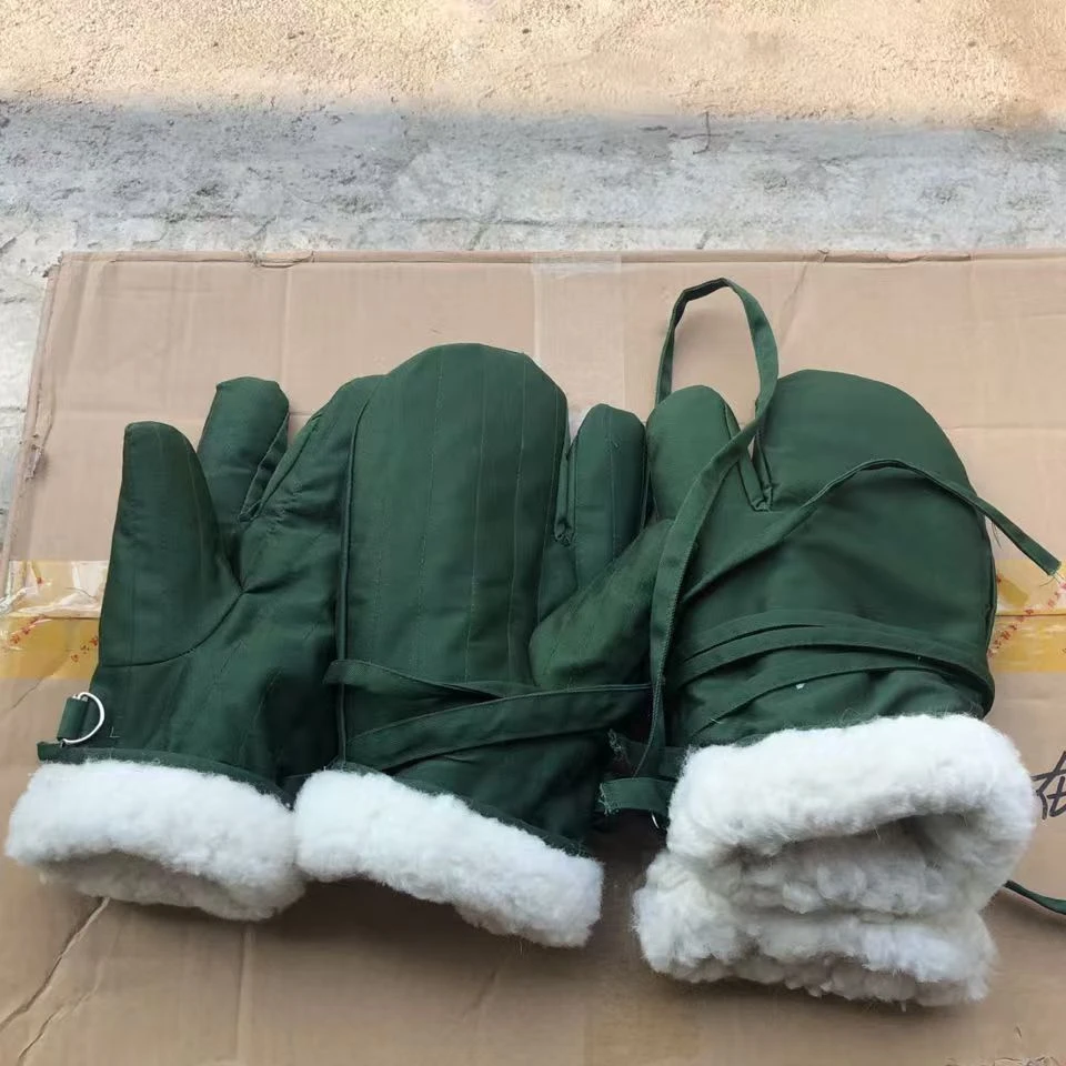 正品全新羊毛三指手套