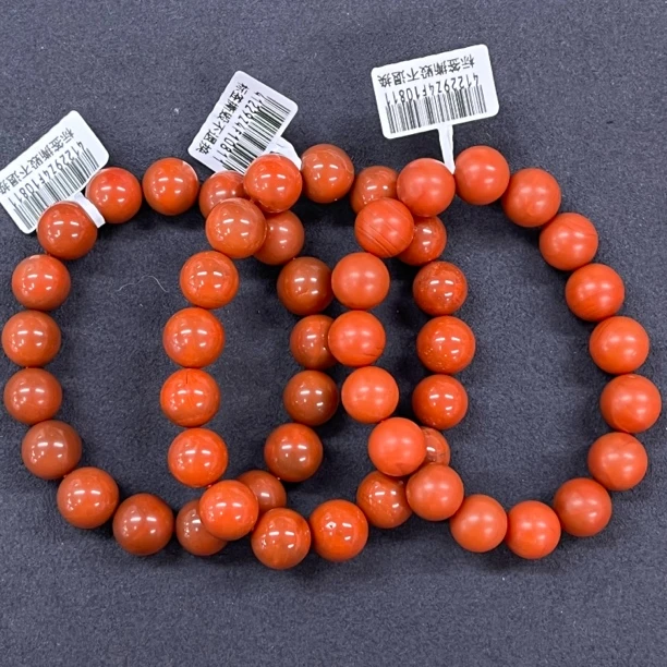 原矿无优化天然南红阿东寨老南红单圈12mm左右多样性发一件