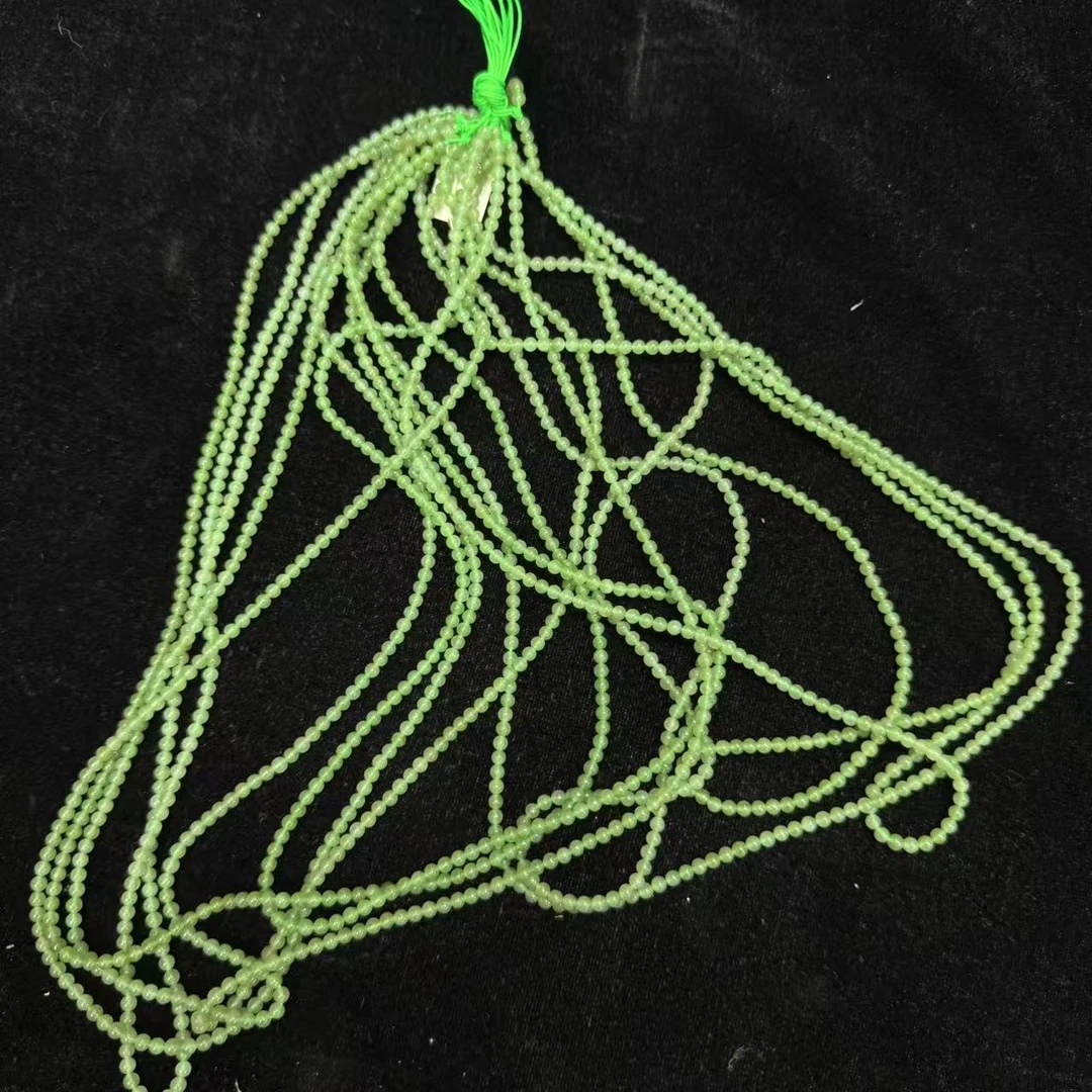 【老李严选】和田玉碧玉小米珠项链 拍一发一多样性发其一 D166