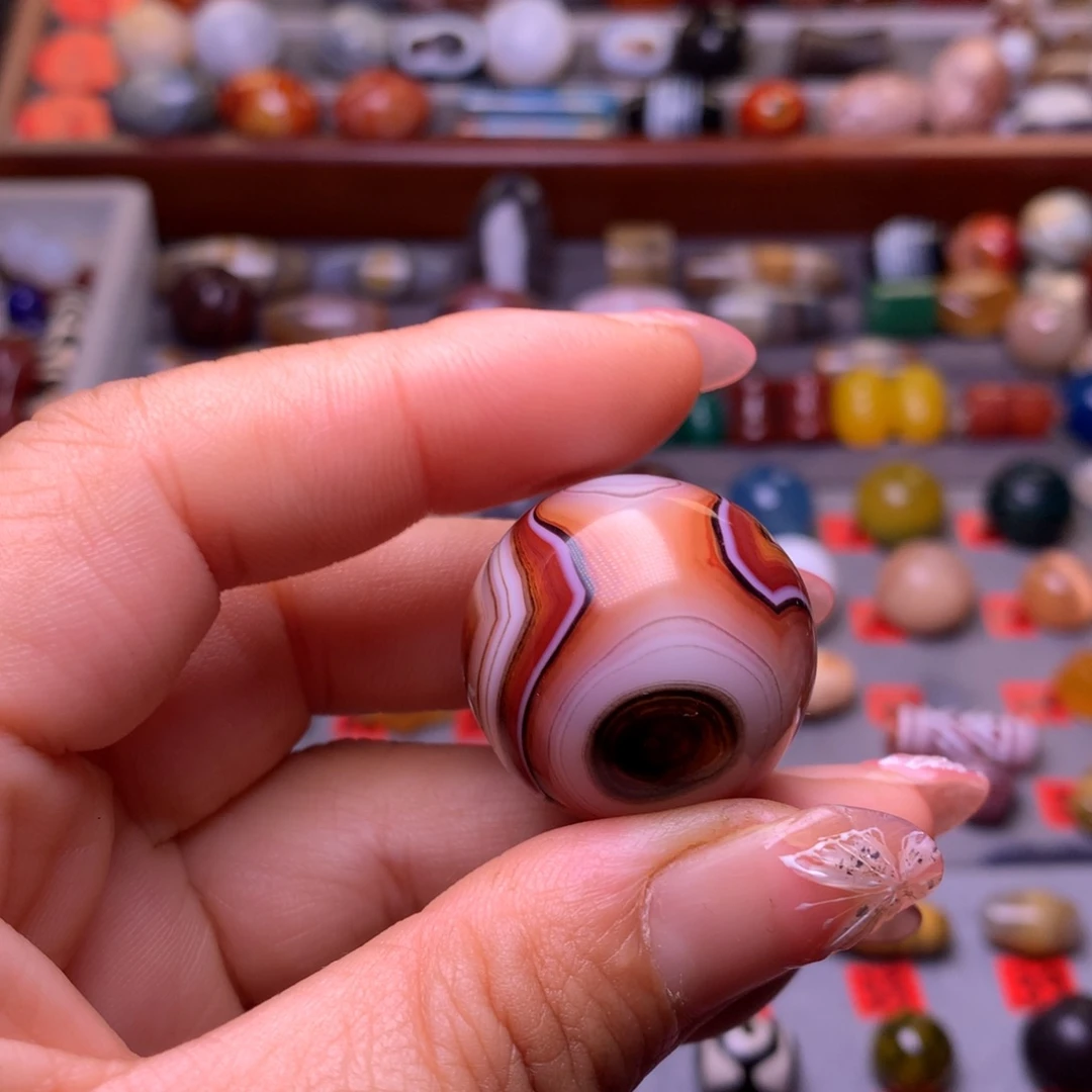 蓝***鳄玛瑙/玉髓未镶嵌颈饰