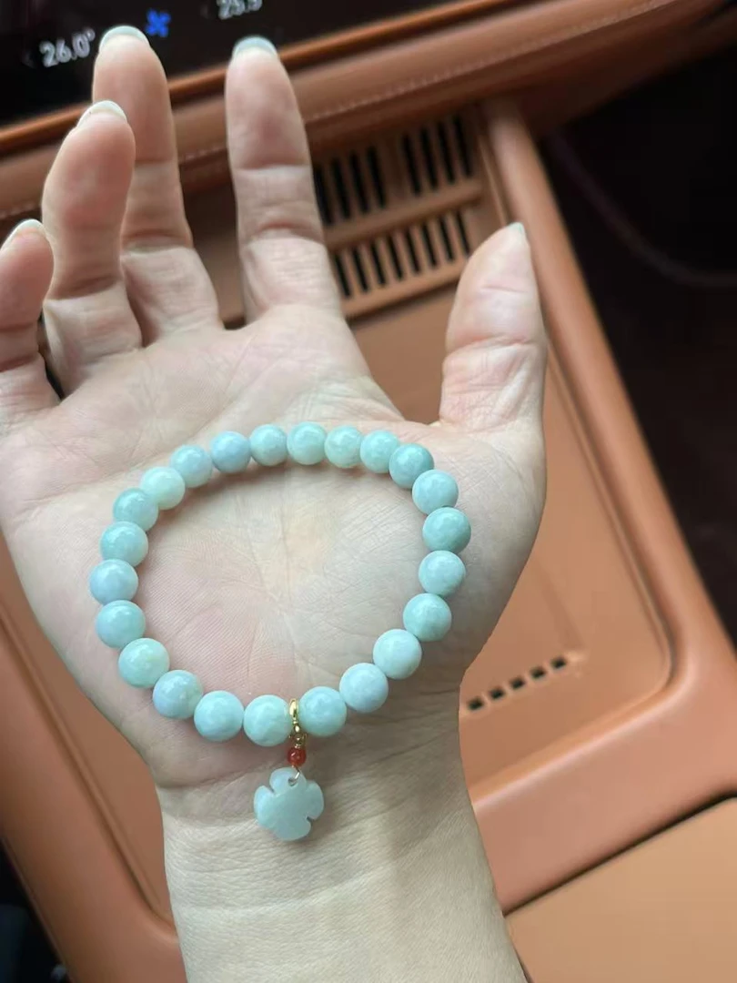 翠云绕弯翡翠单圈手链zfl019