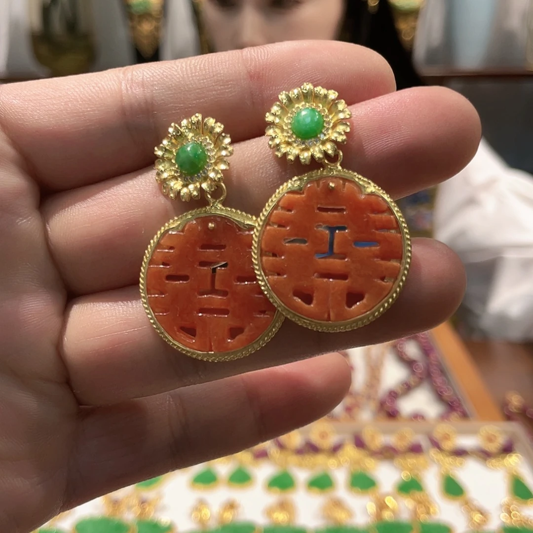 锦纶非金属耳坠耳坠