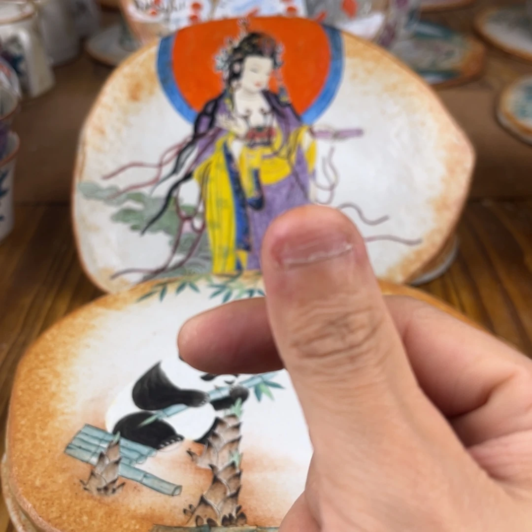 念***二杯景德镇陶瓷手作