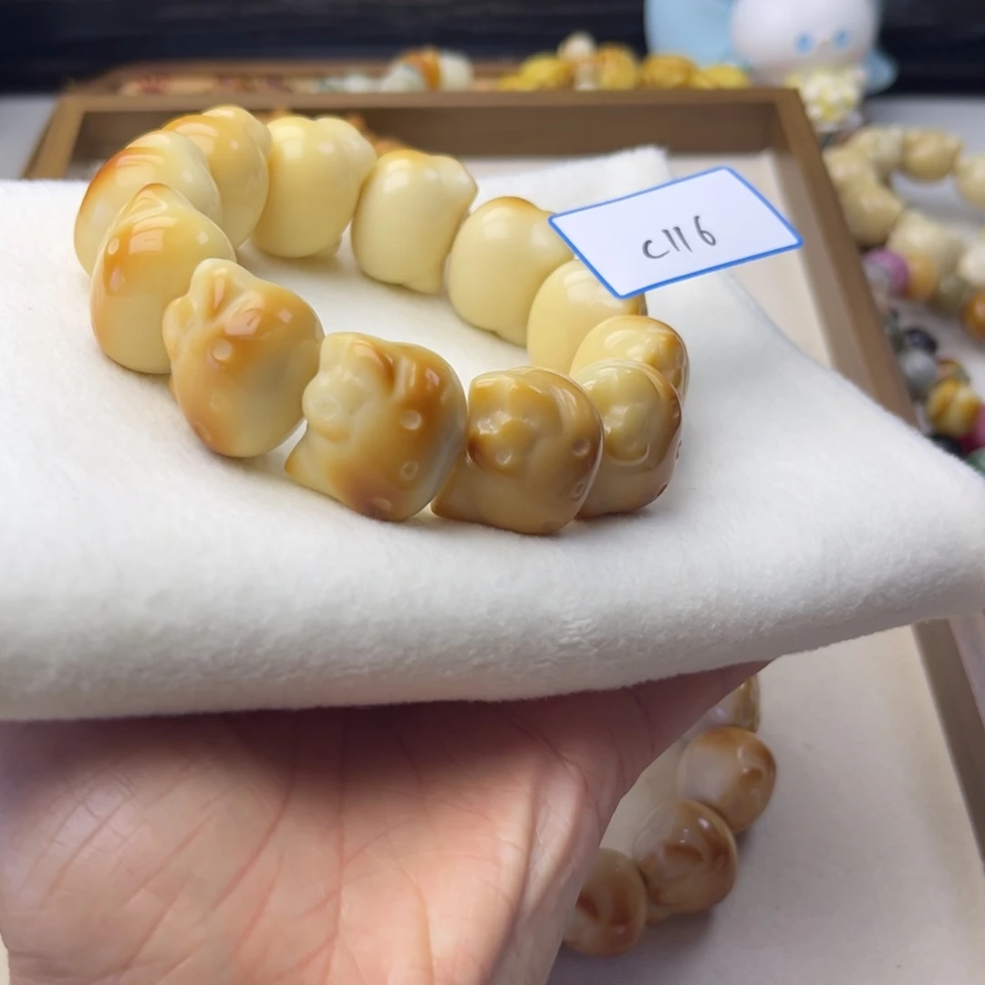 ****.手串菩提根/象牙果象牙果kt猫25mm通货