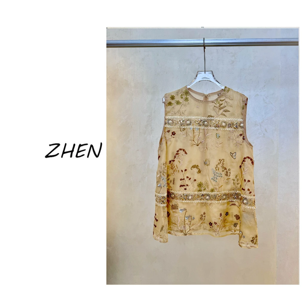 【ZHEN】25K00827 2025新款外套职场风小众设计师款马甲