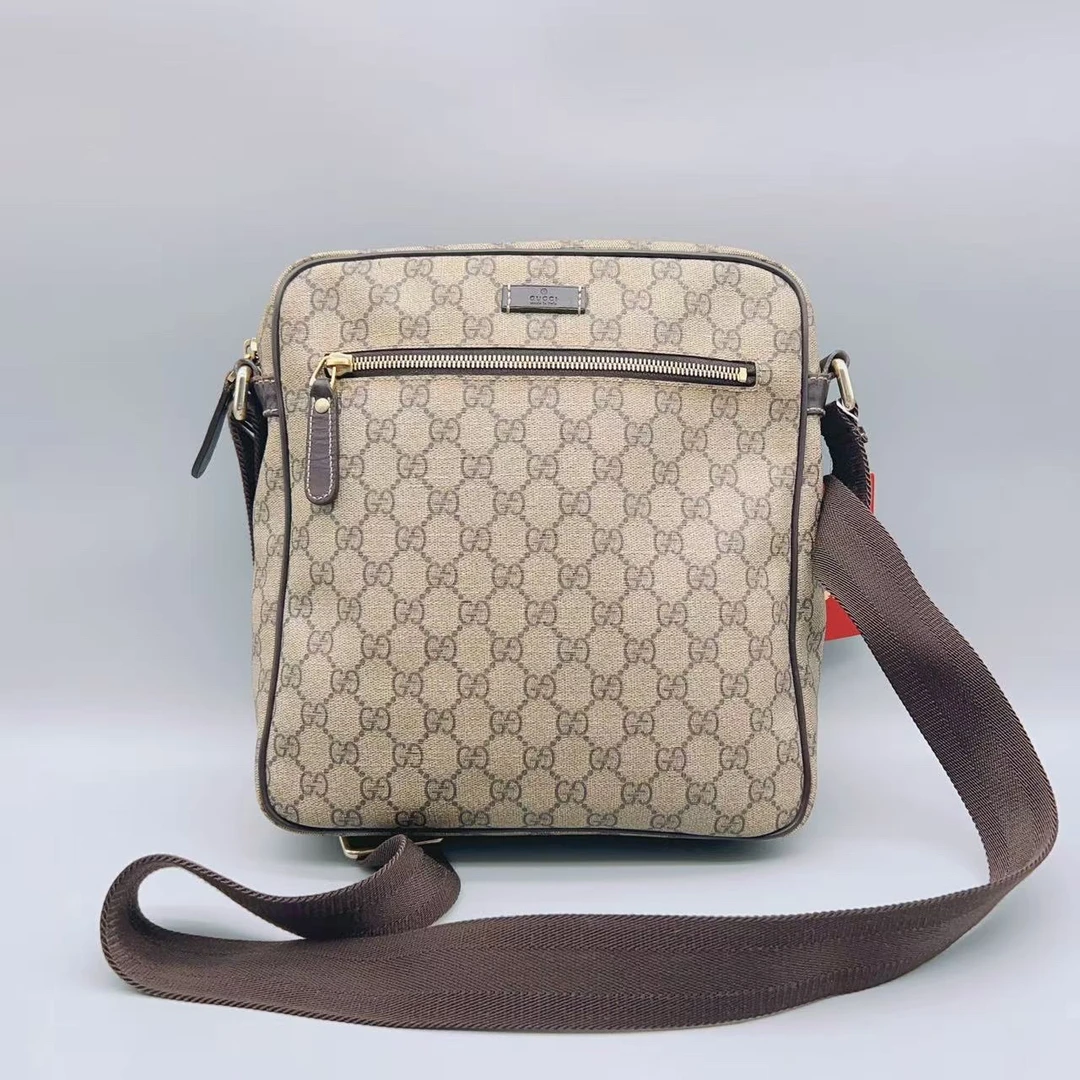 95新 GUCCI/古驰  老花单肩包 1662 4443