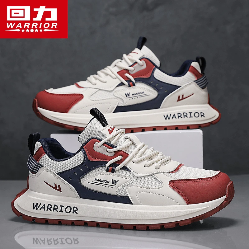 回力男鞋潮流厚底增高百搭防滑耐磨休闲鞋冬季新款网面透气运动鞋