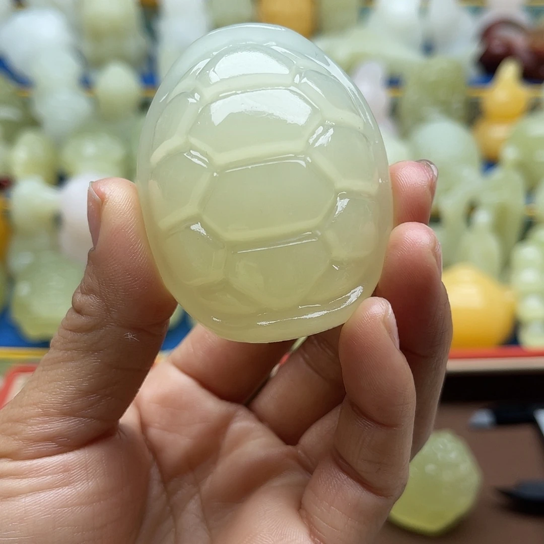 用***7玉天然桌面小摆件