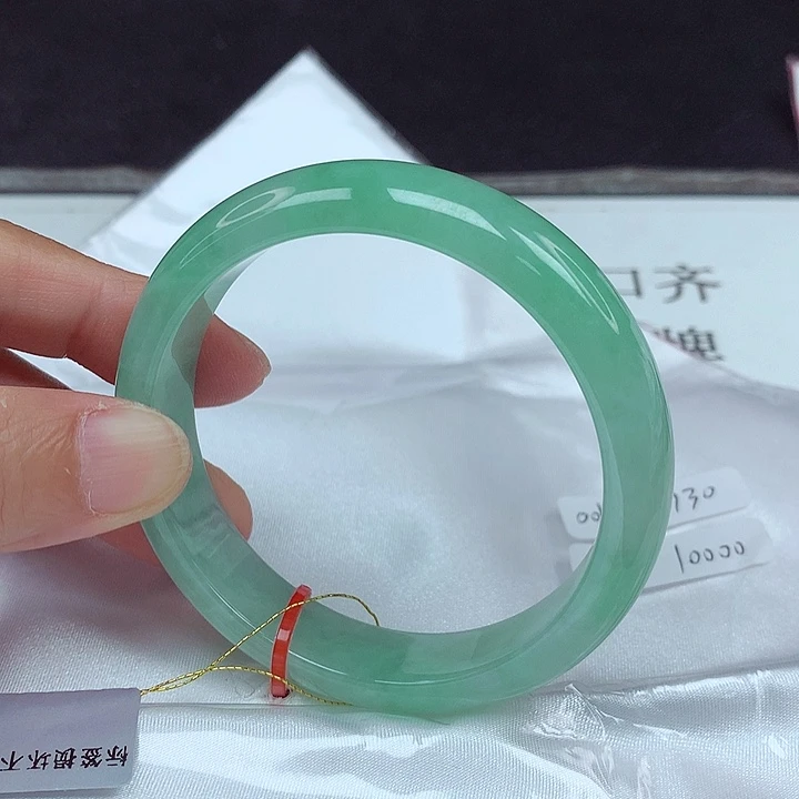 翡翠未镶嵌手镯58圈0730
