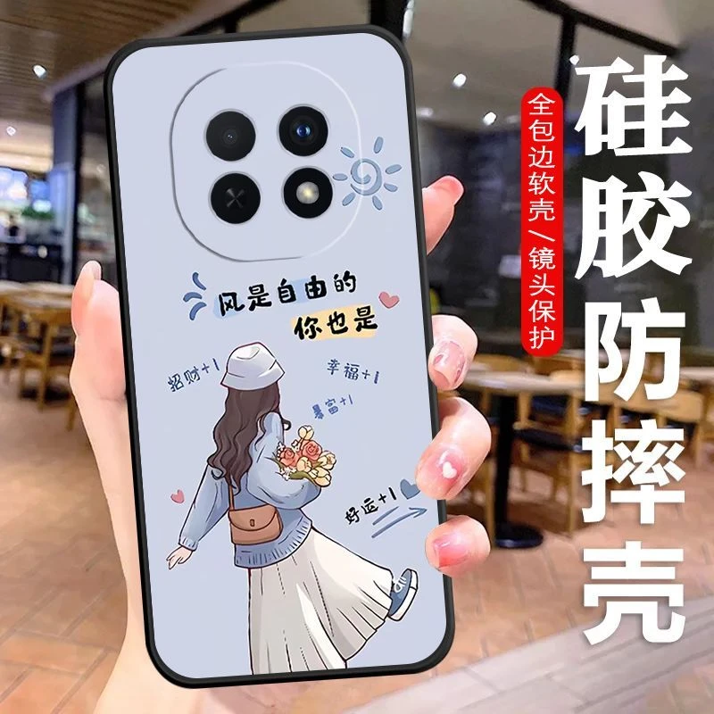 OPPOA5 5G手机壳PKQ110硅胶防摔全包软壳耐脏女保护套A5新款文字