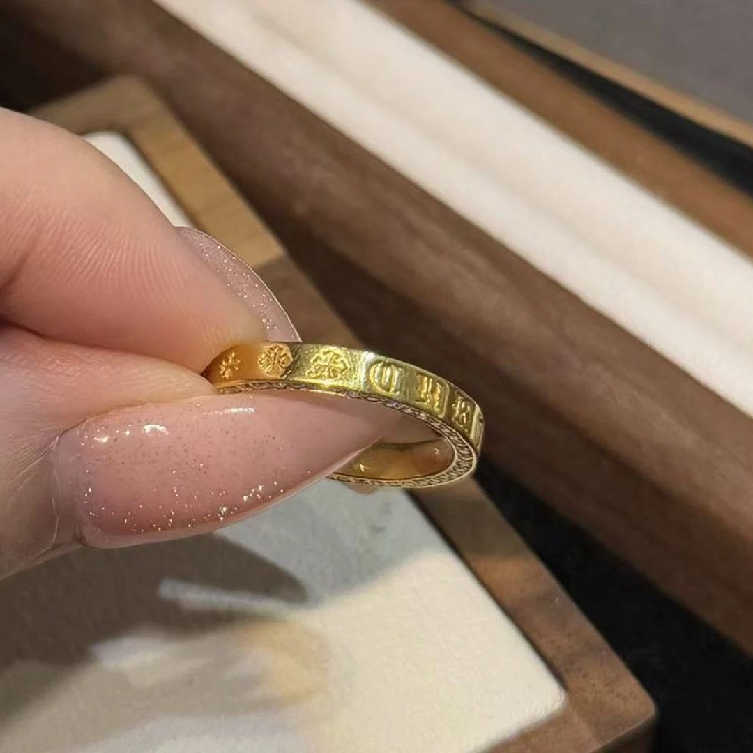 足金精品工艺戒指