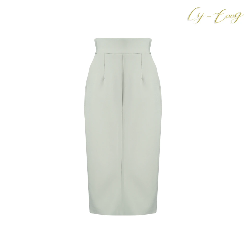 【彤姐原创】草绿色休闲时尚女款气质半身裙230012
