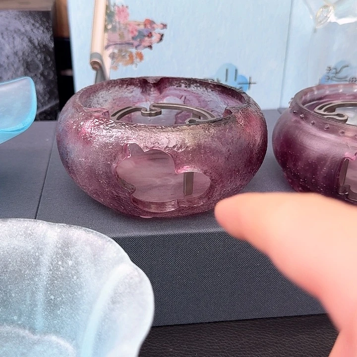 W双福温茶器 古法琉璃