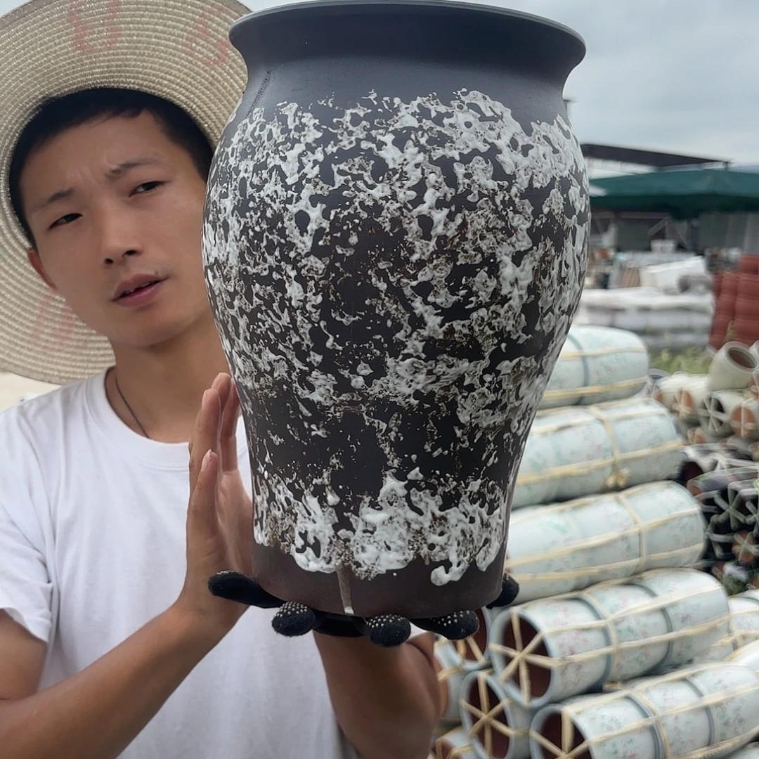 侘寂风鱼尾一个口径20高度32