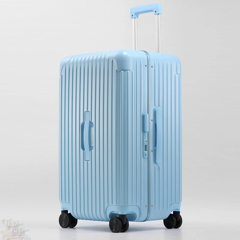 新款大容量加厚铝框拉杆箱旅行箱男行李箱26寸女学生时尚防水网红